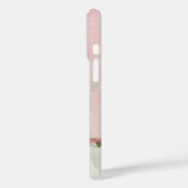 Coques Case-Mate iPhone Ruban rose avec Rose (Verso / Gauche)