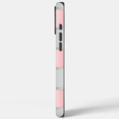 Coques Case-Mate iPhone Ruban rose brillant Silver (Verso / Gauche)