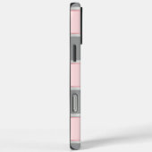 Coques Case-Mate iPhone Ruban rose brillant Silver (Verso / Droite)