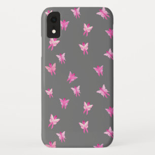 Case-Mate iPhone Case ruban rose papillons de sensibilisation au cancer