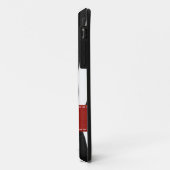 Coques Case-Mate iPhone Ruban rouge à impression Zebra (Dos/Gauche)