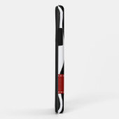 Coques Case-Mate iPhone Ruban rouge à impression Zebra (Dos/Droite)