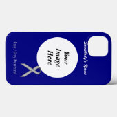 Coques Case-Mate iPhone Ruban standard gris/gris Tmpl par Kenneth Yoncich (Verso (horizontal))