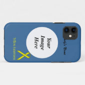 Coques Case-Mate iPhone Ruban standard jaune par Kenneth Yoncich (Dos (Horizontal))