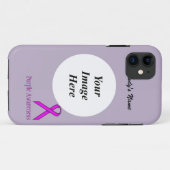 Coques Case-Mate iPhone Ruban standard violet par Kenneth Yoncich (Dos (Horizontal))