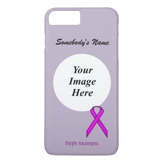Coques Case-Mate iPhone Ruban standard violet Tmpl par Kenneth Yoncich (Dos)