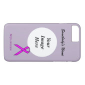 Coques Case-Mate iPhone Ruban standard violet Tmpl par Kenneth Yoncich (Dos (Horizontal))