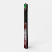 Coques Case-Mate iPhone Rubans de Noël Rouge Vert et Or Vacances (Dos/Gauche)