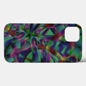 Coques Case-Mate iPhone Rubans entrelacés de couleurs sombres (Verso (horizontal))