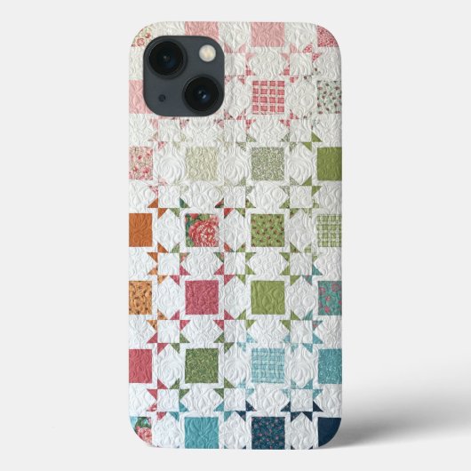 Coques Case-Mate iPhone Rubans et courtepointe Rose Coque-mat (Verso)