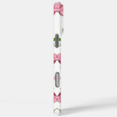 Coques Case-Mate iPhone Rubans roses mignons et cerises (Verso / Droite)