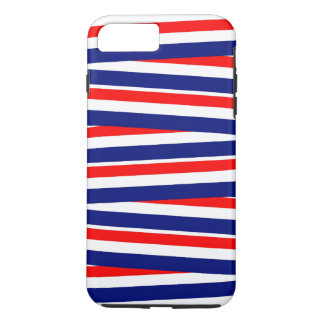 Case-Mate iPhone Case Rubans Rouges, Blancs et Bleus