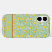 Coques Case-Mate iPhone Rubber ducks and bubbles pattern (Verso (horizontal))