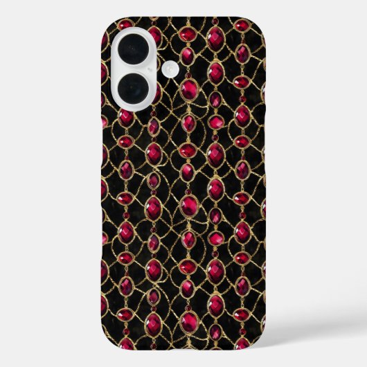 Coques Case-Mate iPhone Ruby Jewel Motif (Verso)