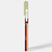 Coques Case-Mate iPhone Ruby Rouge tendance Hibiscus Floral Fleurs gothiqu (Verso / Gauche)