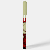 Coques Case-Mate iPhone Ruby Rouge tendance Hibiscus Floral Fleurs gothiqu (Verso / Droite)