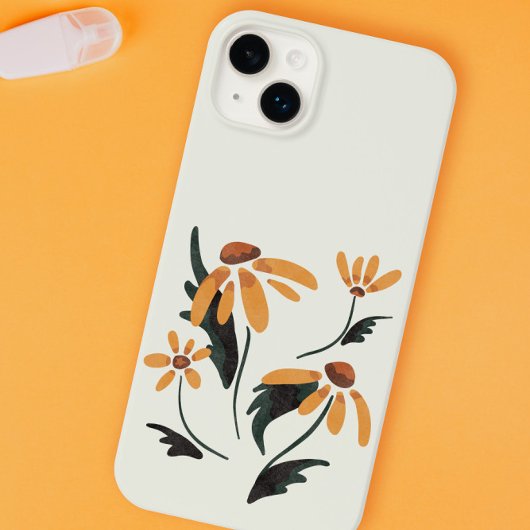 Coques Case-Mate iPhone Rudbeckia Hirta Black-Eyed Susan Fleurs esthétique