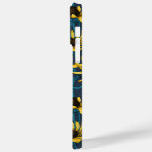 Coques Case-Mate iPhone Rudbekia jaune sur la marine (Verso / Gauche)