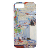 Coques Case-Mate iPhone Rue avec drapeaux français, Manet (Dos)