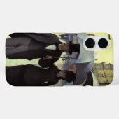 Coques Case-Mate iPhone Rue de Paris, temps de pluie par Gustave Caillebot (Verso (horizontal))