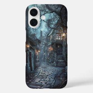 Coques iPhone 16 Rue gothique foncée