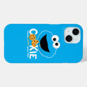 Coques Case-Mate iPhone Rue Sésame | Cookie Monster Lookies (Verso (horizontal))