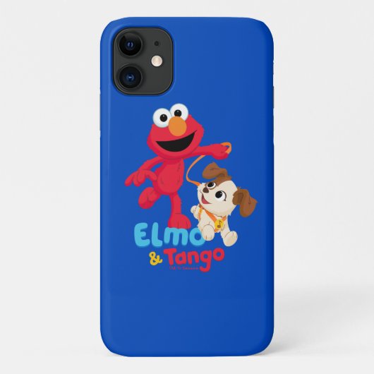 Coques Case-Mate iPhone Rue Sésame | Elmo & Tango Running (Dos)