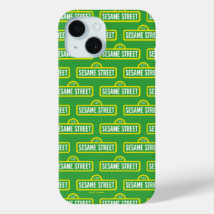 Coque Pour iPhone 15 Rue Sésame   Logo couleur complète