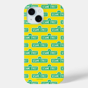 Coque Pour iPhone 15 Rue Sésame   Logo vert