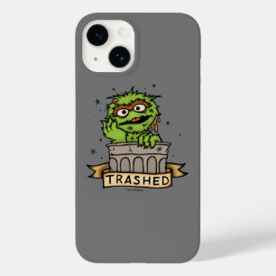 Coque Pour iPhone 14 Rue Sésame   Oscar the Grouch Trashed