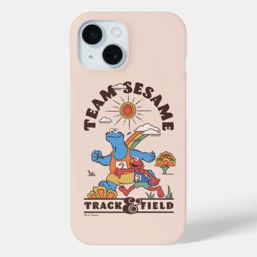 Coques Case-Mate iPhone Rue Sésame | Team Sesame Track & Field (Verso)