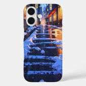 Coques Case-Mate iPhone Rue ville d'hiver (Verso)