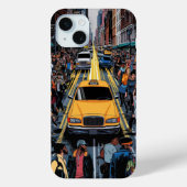 Coques Case-Mate iPhone Ruée dans les rues de New York (Verso)