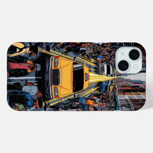 Coques Case-Mate iPhone Ruée dans les rues de New York (Verso (horizontal))