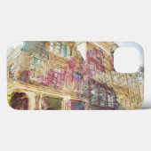 Coques Case-Mate iPhone Rues de vieil Amsterdam (Verso (horizontal))