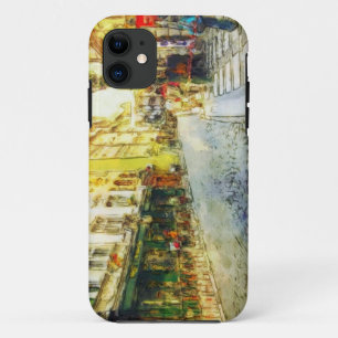 Coque Case-Mate Pour iPhone Rues de vieille aquarelle de Prague