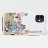 Coques Case-Mate iPhone Rues mignonnes de collage de Paris (Dos (Horizontal))