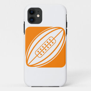 Etui iPhone Case-Mate Rugby à orange