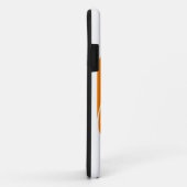 Coques Case-Mate iPhone Rugby à orange (Dos/Droite)