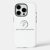 Coques Case-Mate iPhone Russ Yeager Coaching Signature Logo (Verso)