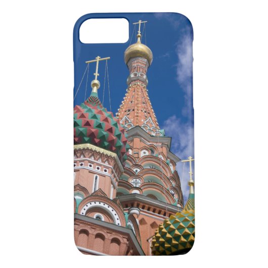 Coques Case-Mate iPhone Russie, Moscou, Carré rouge. St Basil's 5 (Dos)