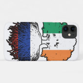 Coques Case-Mate iPhone Russie Russie Irlande drapeau des racines d'arbre (Dos (Horizontal))