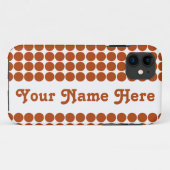 Coques Case-Mate iPhone Rust Red Safari Dot (Dos (Horizontal))