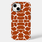 Coques Case-Mate iPhone Rust Red Safari Giraffe (Verso)