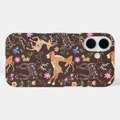 Coques Case-Mate iPhone Rustic Enchanted Deer and Botanicals (Verso (horizontal))