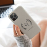 Coque Pour Pour iPhone 14 Pro Max Rustic Laurel Script Monogramme Nom Coque-Mate iPh<br><div class="desc">Rustic Laurel Script Monogramme Dossier téléphonique du nom. Cliquez sur le bouton Modifier pour customiser cette conception.</div>