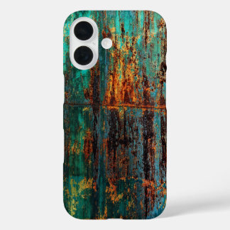 Coques iPhone 16 Rustic Metal Textures