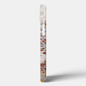 Coques Case-Mate iPhone Rustic Rock Gold Marble Texture Initiales personna (Verso / Gauche)