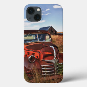 Coques Pour iPhone Rusting orange Dodge truck with abandoned farm