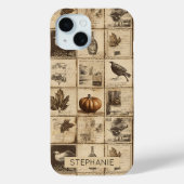 Coques Case-Mate iPhone Rustique Automne Ephemera Collage | Terre chaude ( (Verso)